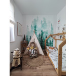 Manipulačná doska / Activity board Stand Medveď hnedá 80 cm x 52 cm